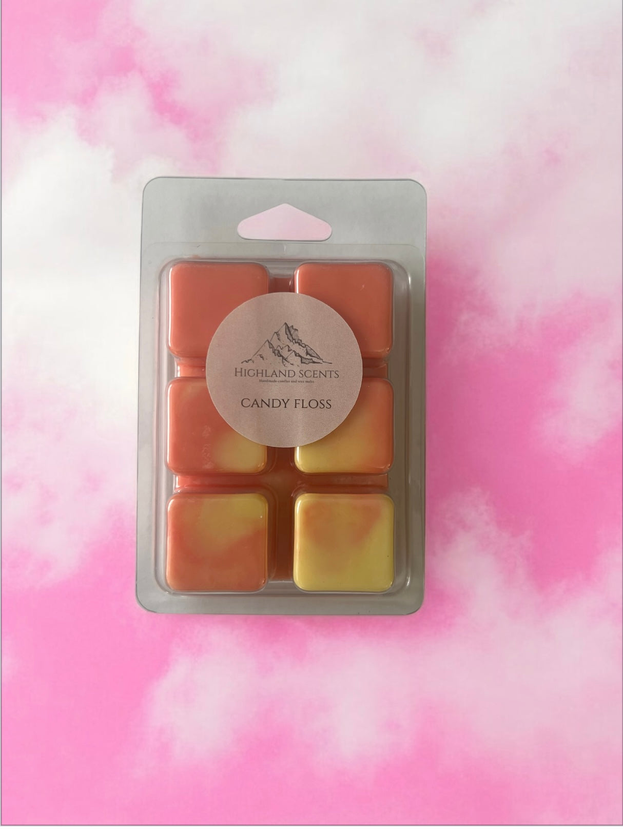 Candy floss clamshell