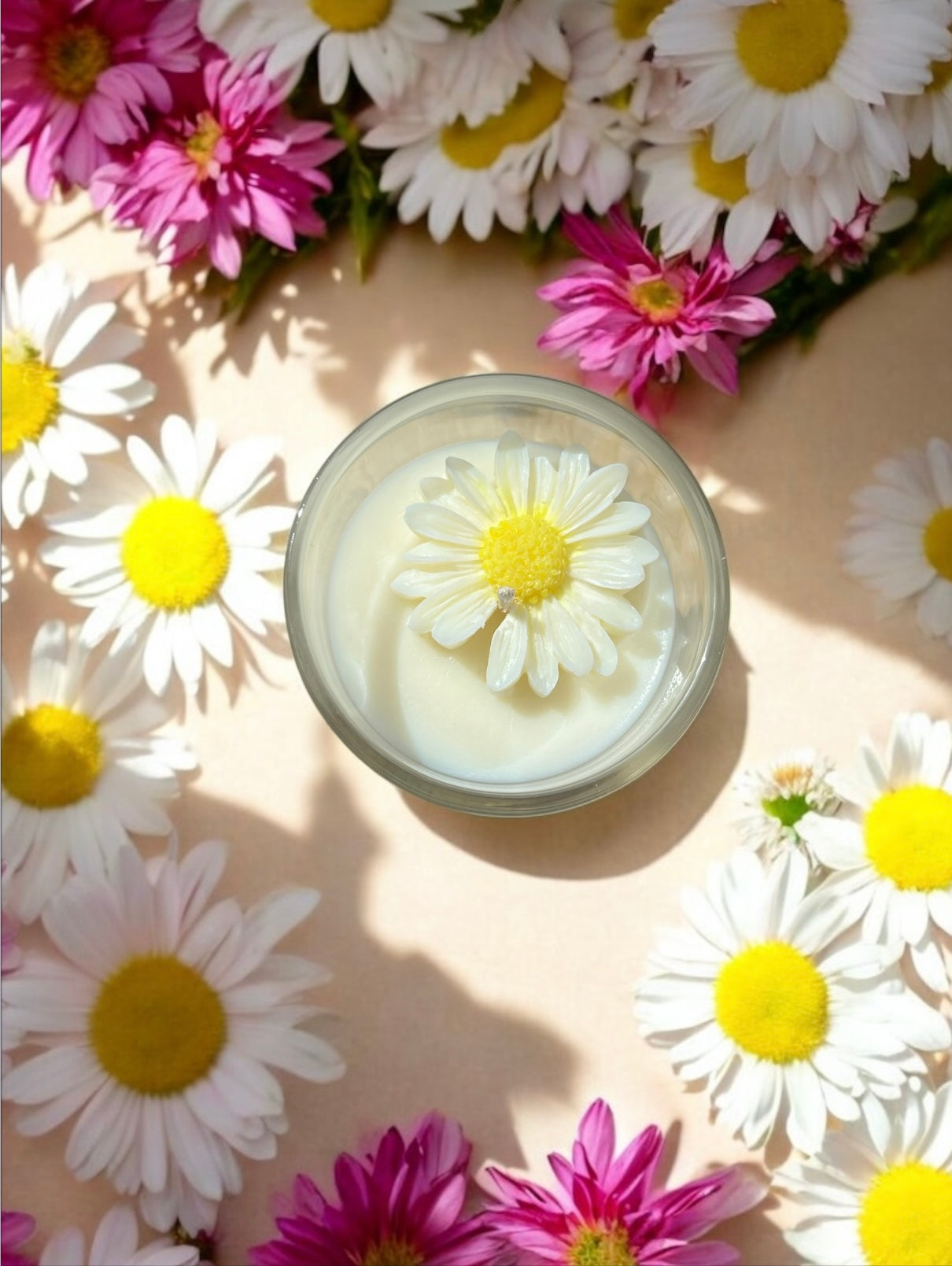 Daisy candle