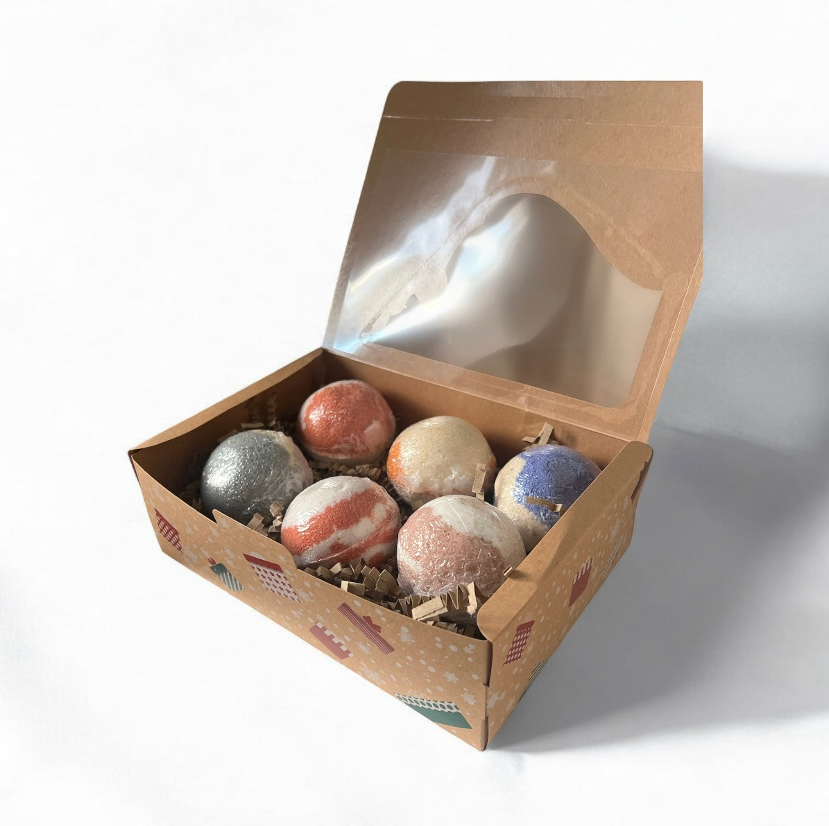 Christmas bath bomb gift set