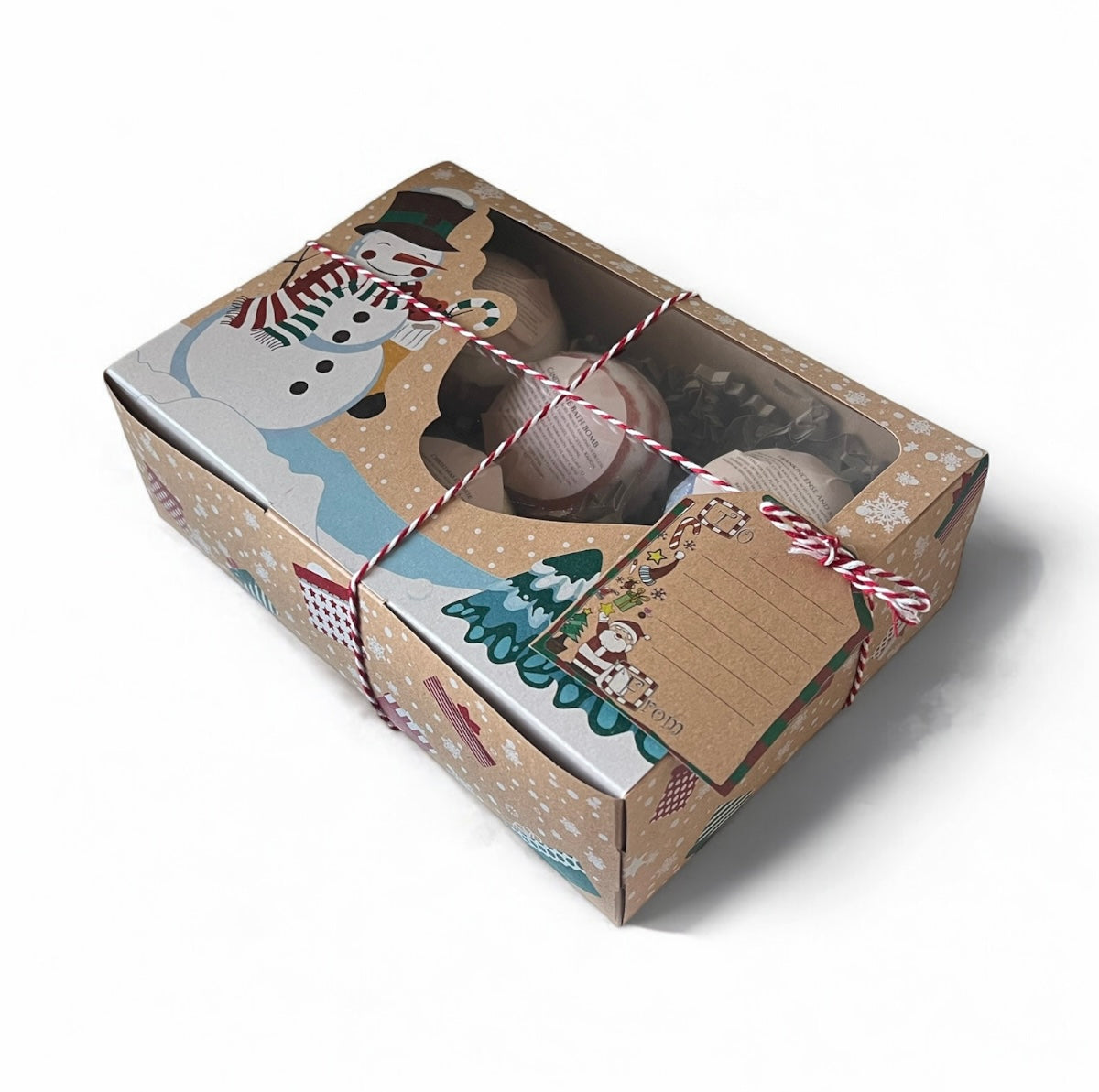 Christmas bath bomb gift set