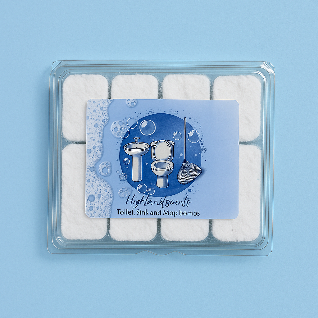 Toilet, mop and sink bombs