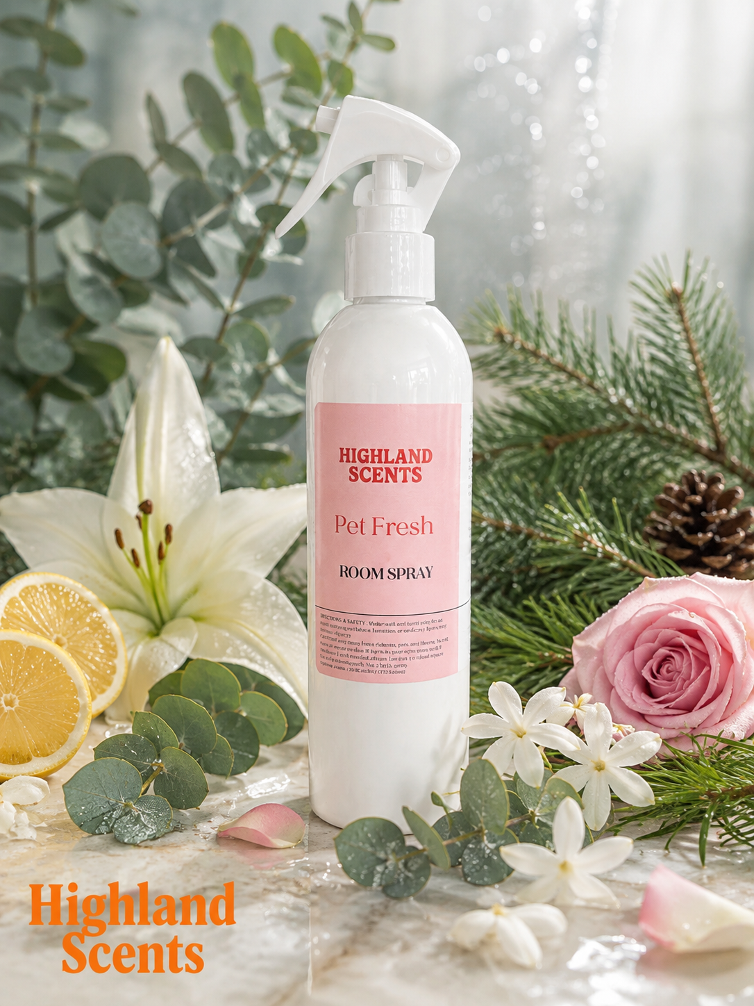 Pet fresh room spray