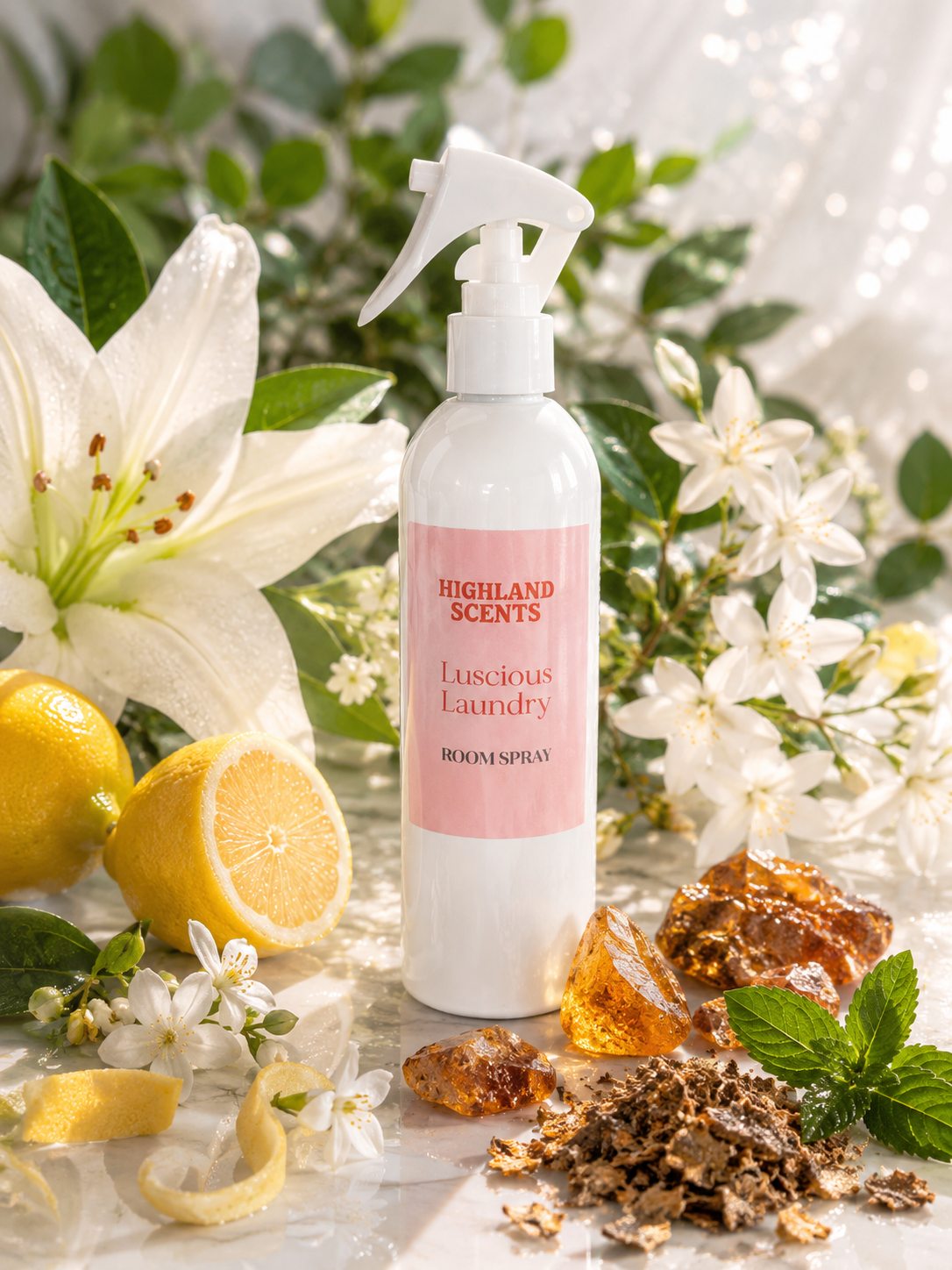 Luscious laundry room spray