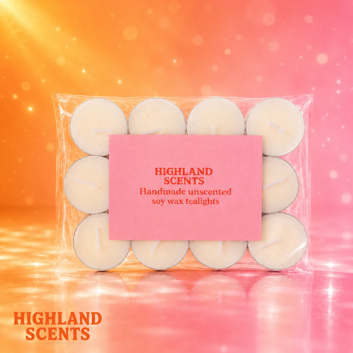 Unscented tealights