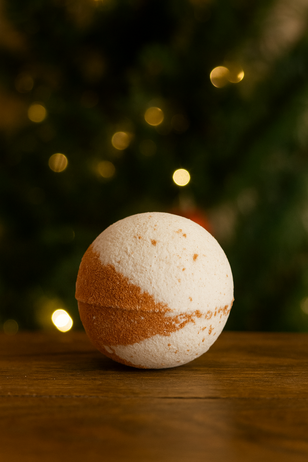 Individual Christmas bath bombs