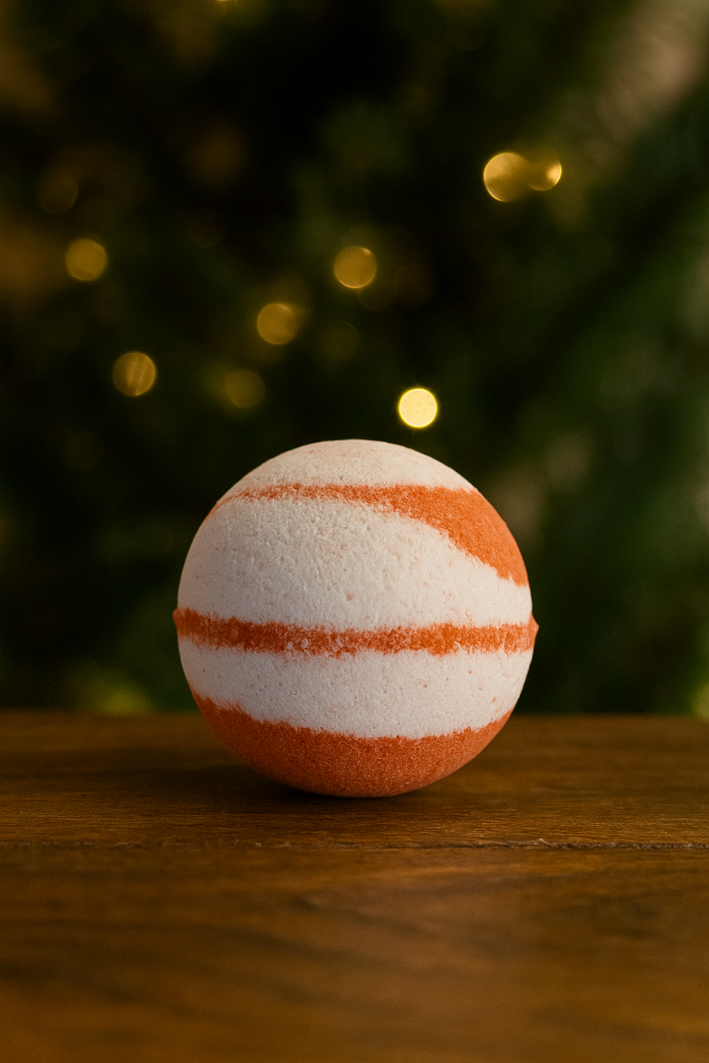 Individual Christmas bath bombs