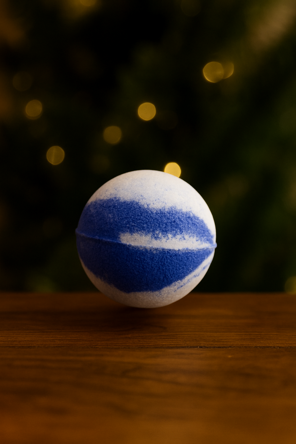 Individual Christmas bath bombs
