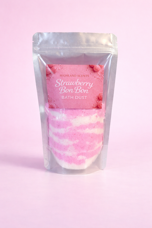 Strawberry Bon Bon Bath Dust