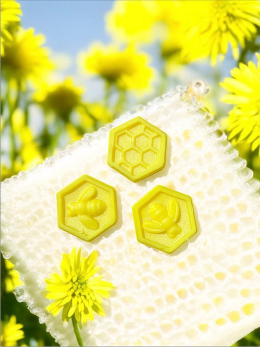 Flashy lemon honeycomb