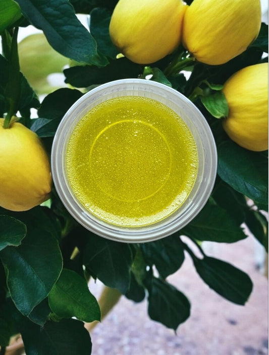 Flashy lemon gel pot
