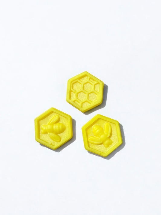 Flashy lemon honeycomb