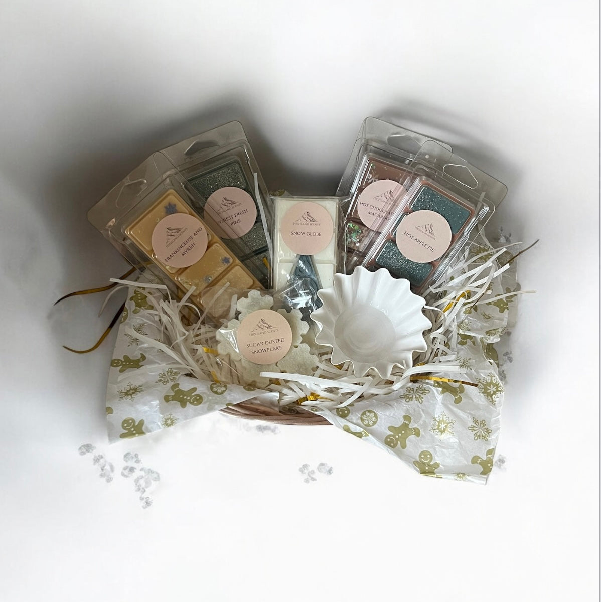Christmas wax melt hamper