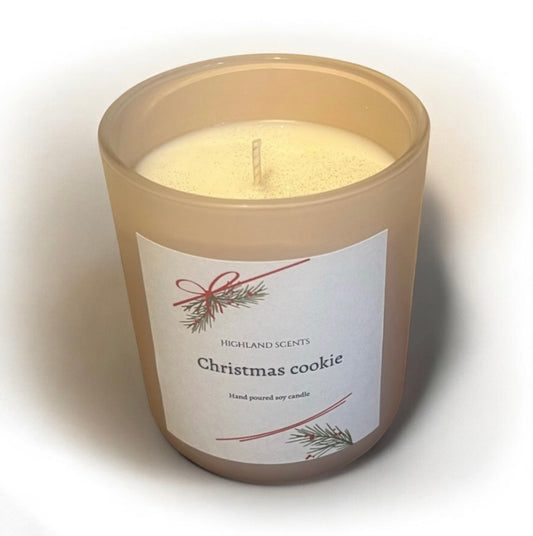 Christmas cookie candle