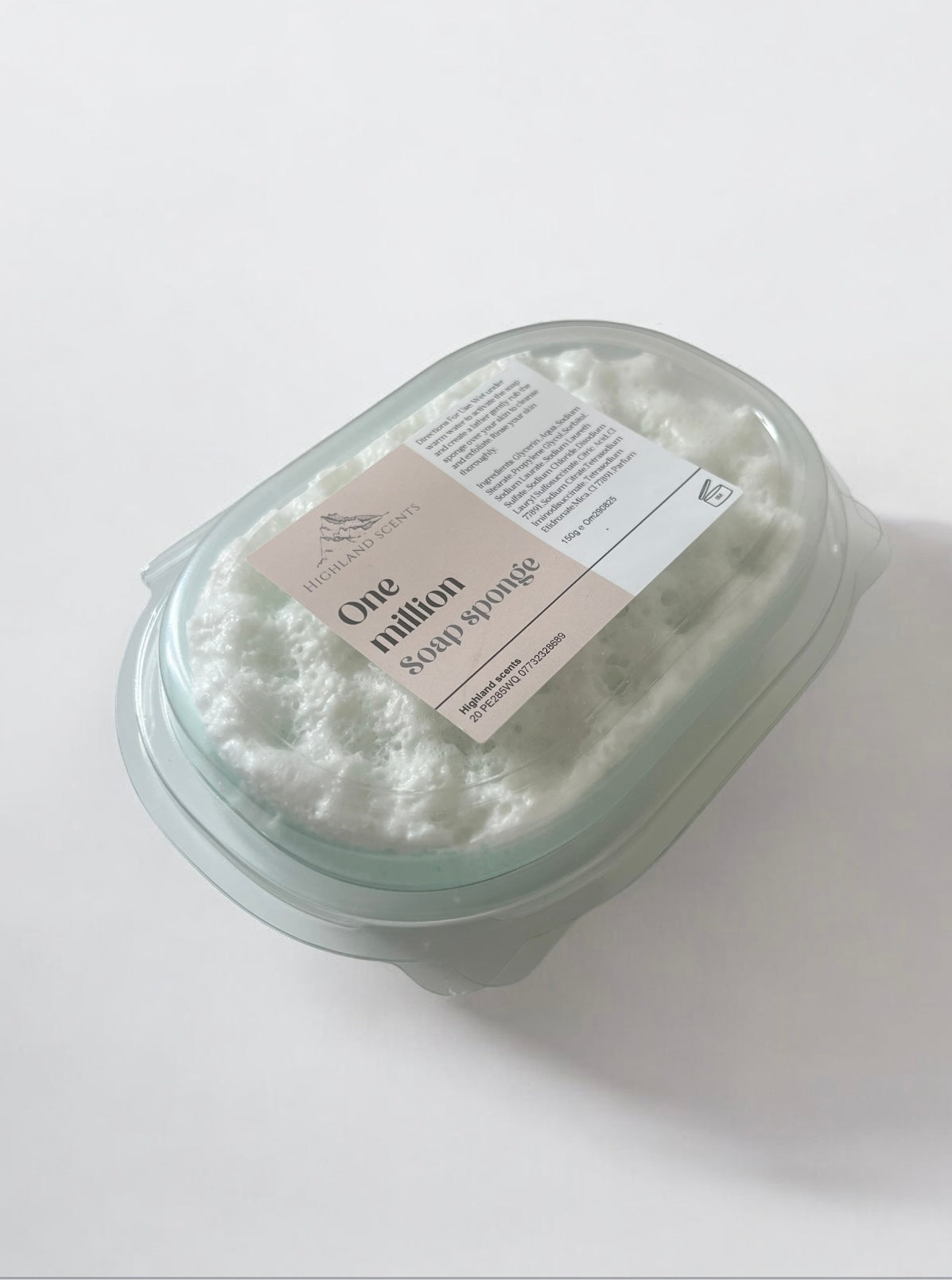Exfoliating soap sponges