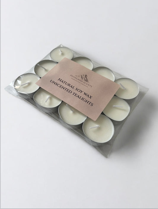 Unscented tealights