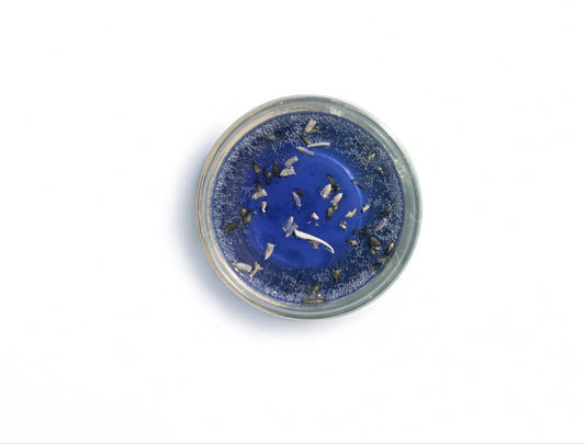 Lavender gel wax pot