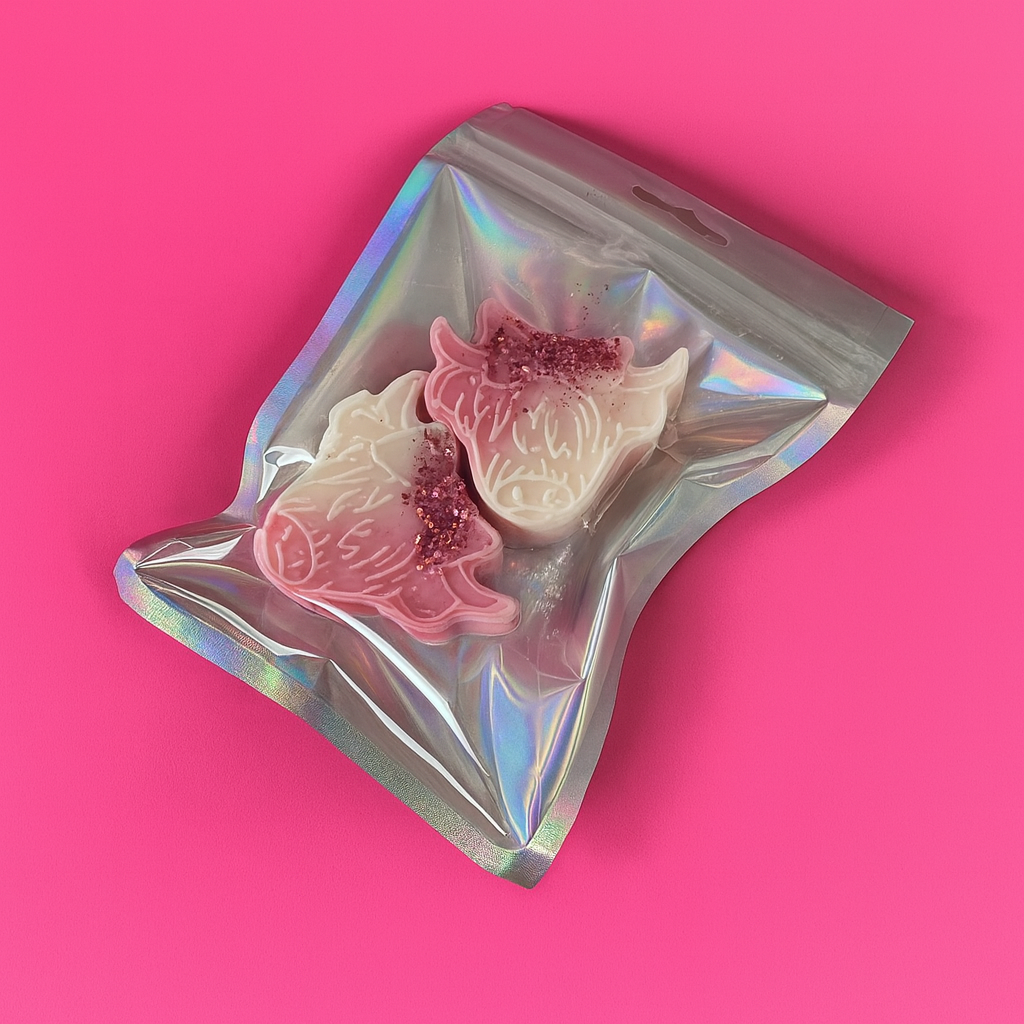 Strawberry and pear highland cow melts