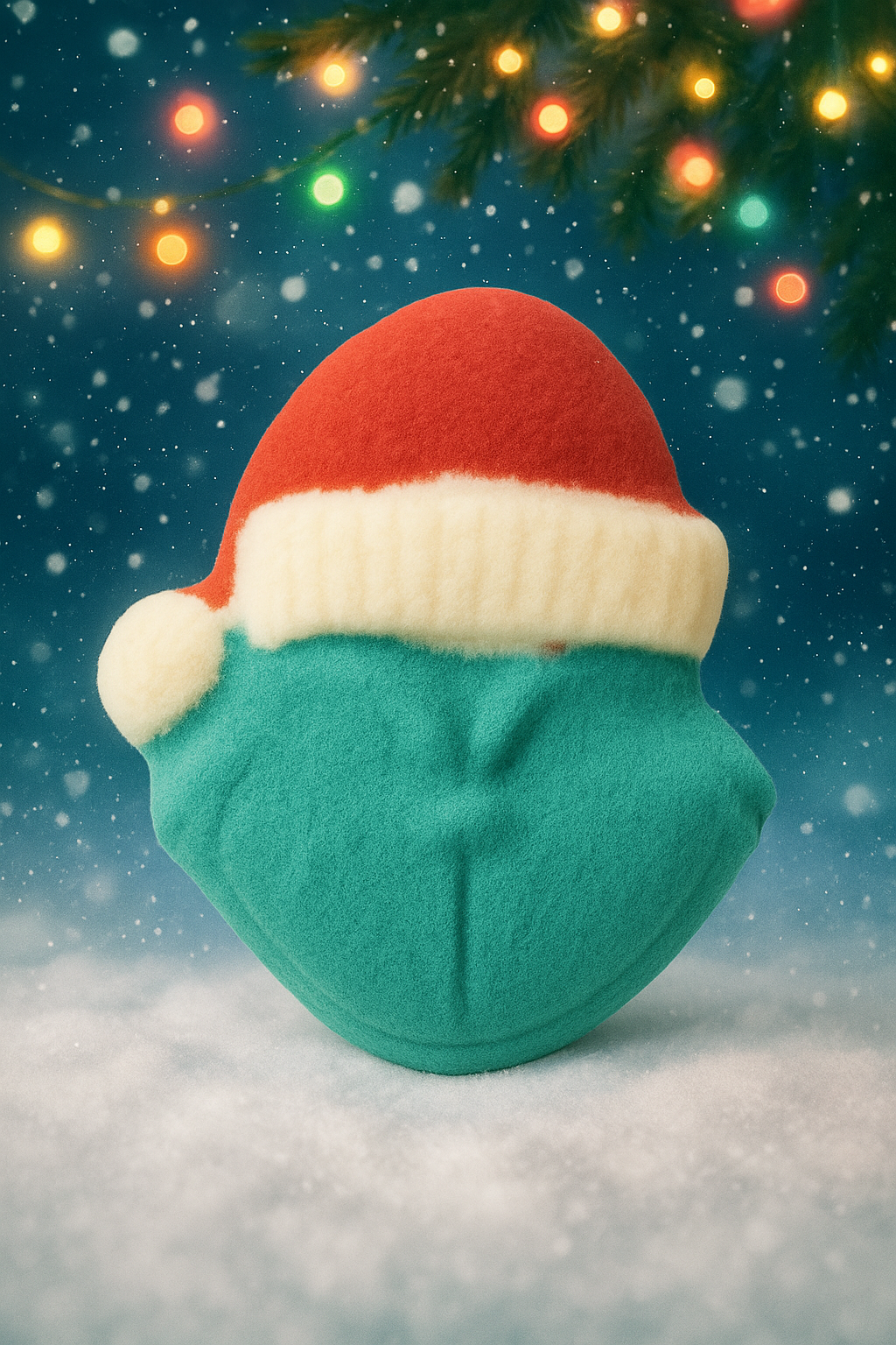 Grinchy winter cherry and ginger frosting Bath Bomb