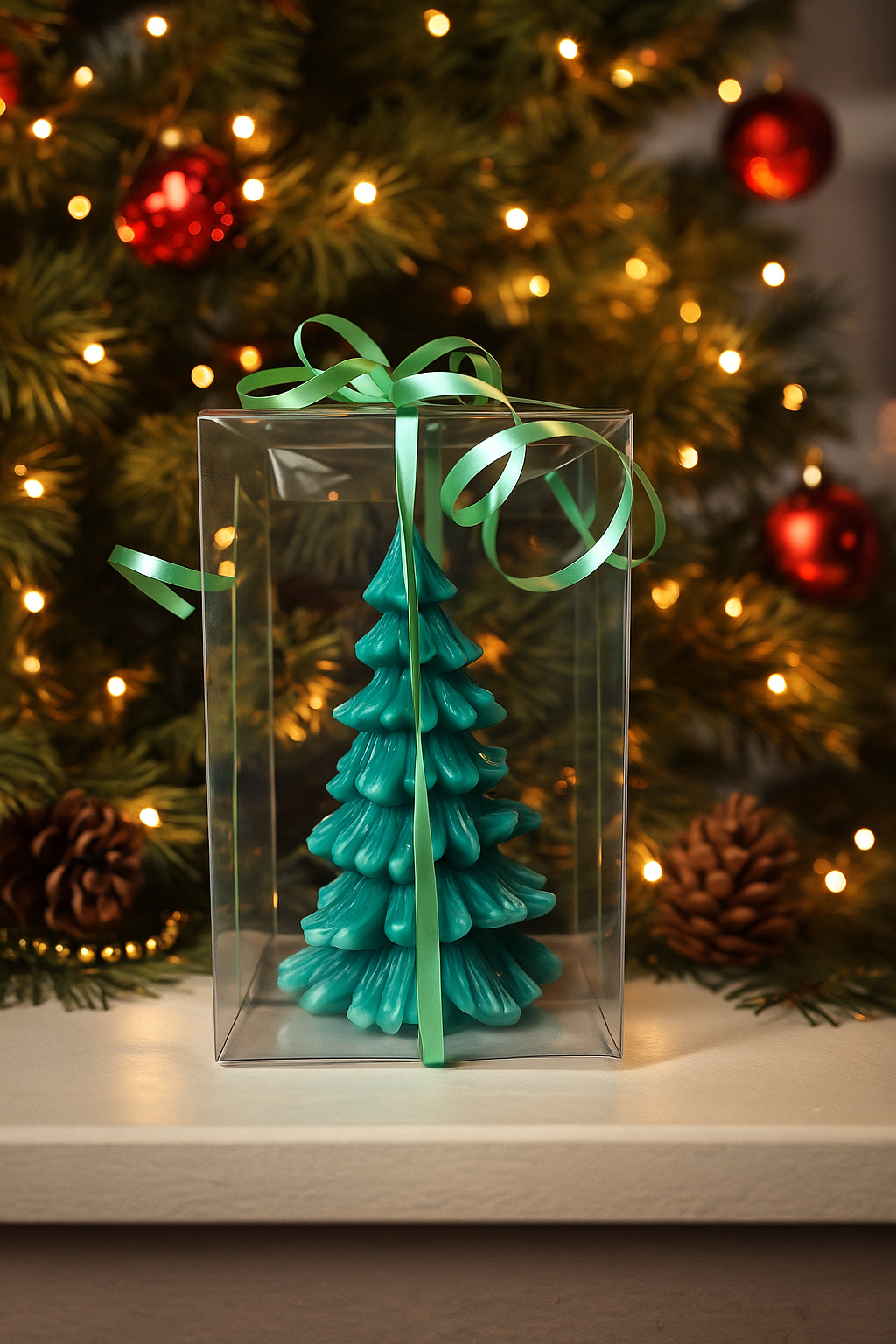 Christmas tree candle
