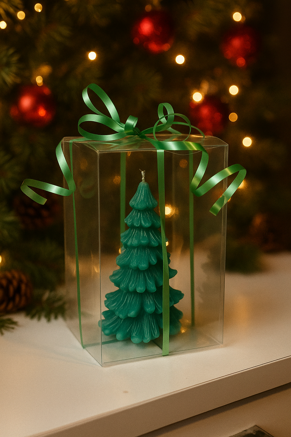Christmas tree candle
