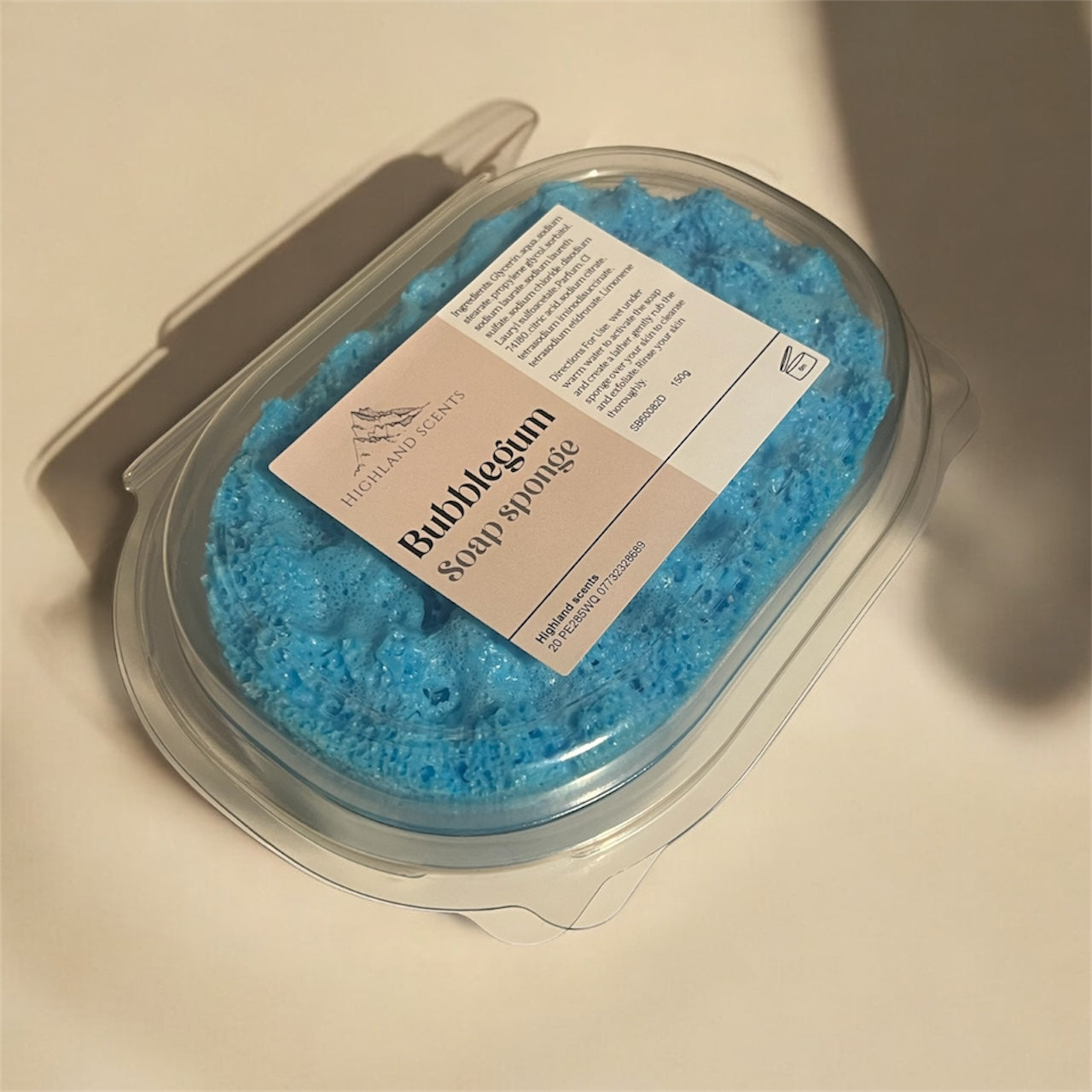 Exfoliating soap sponges