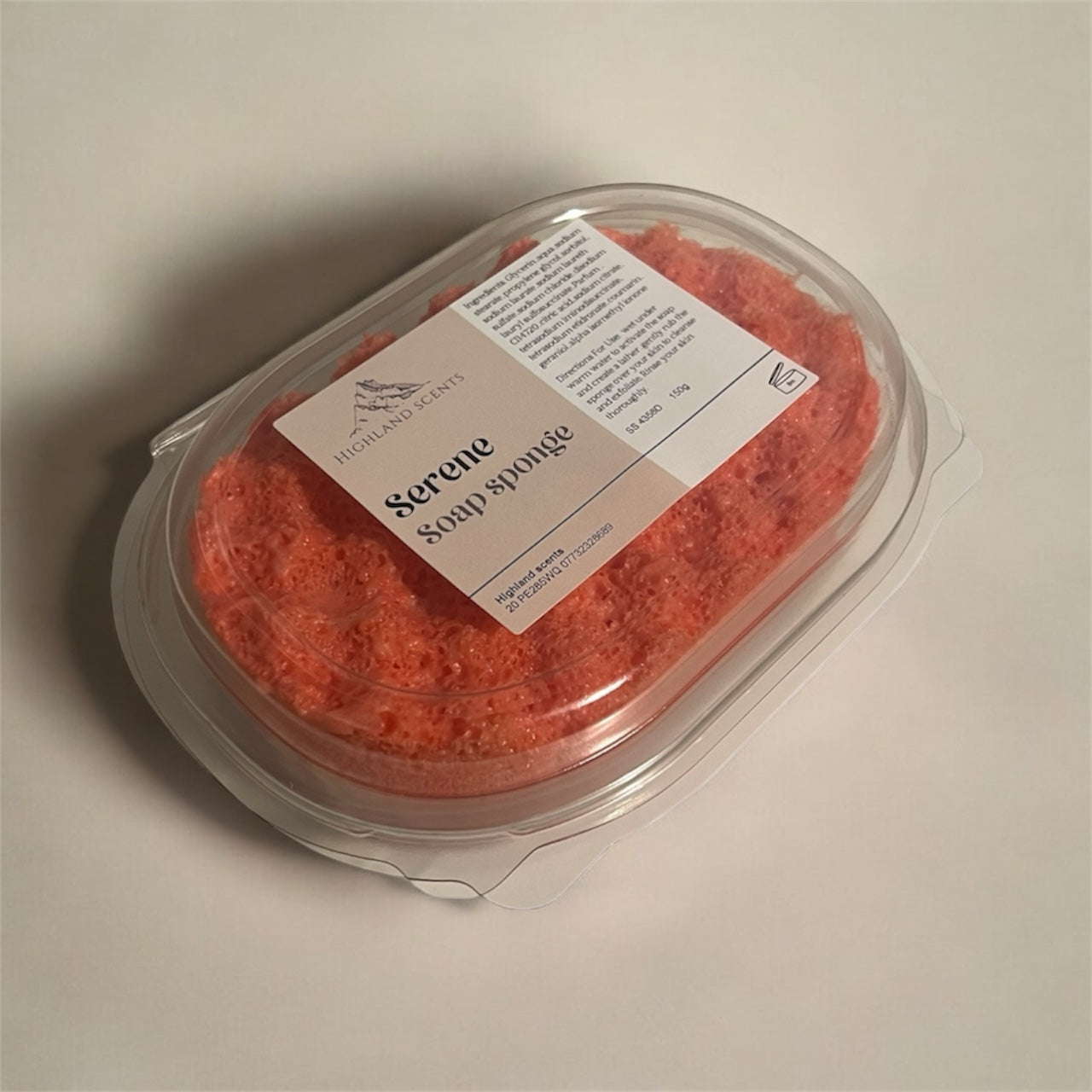 Exfoliating soap sponges