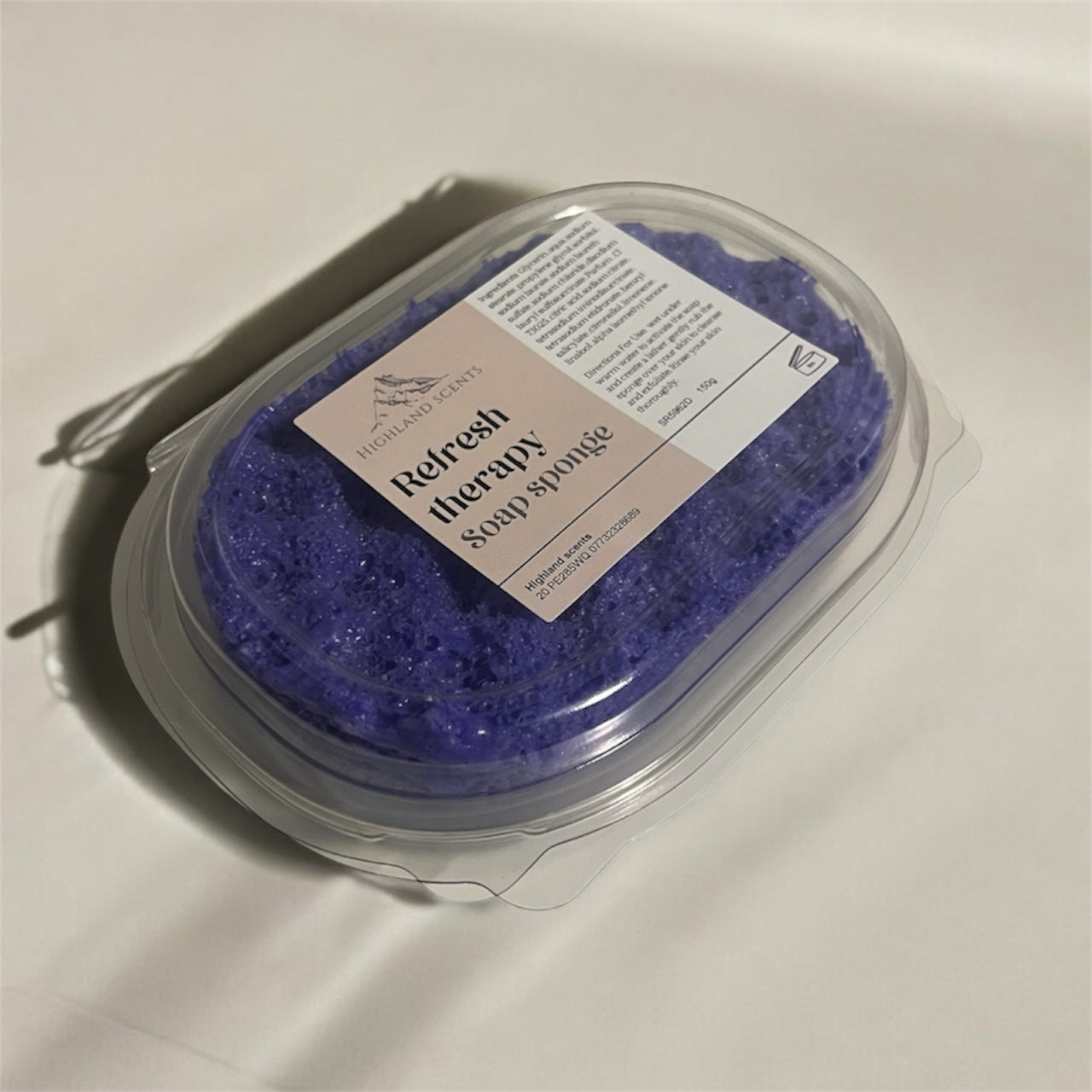 Exfoliating soap sponges