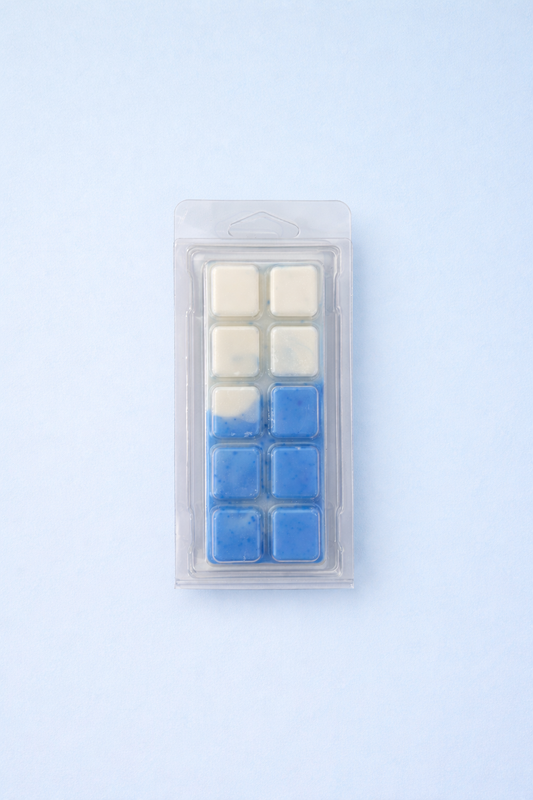 Blueberry and vanilla clamshell