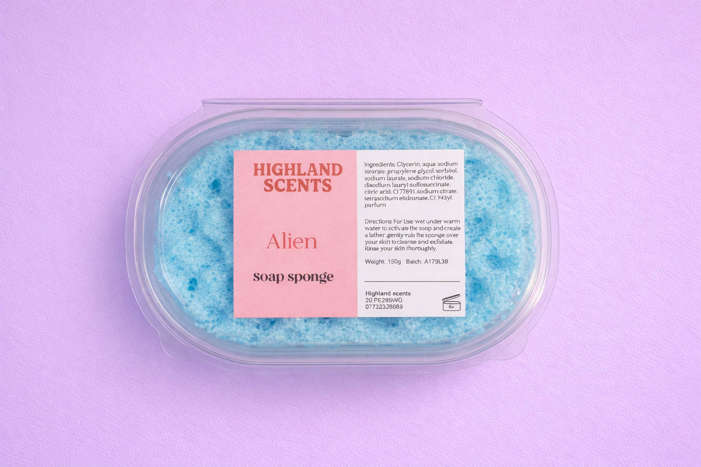 Alien soap sponge