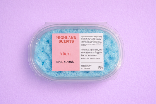 Alien soap sponge