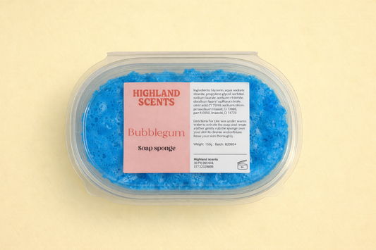 Bubblegum soap sponge