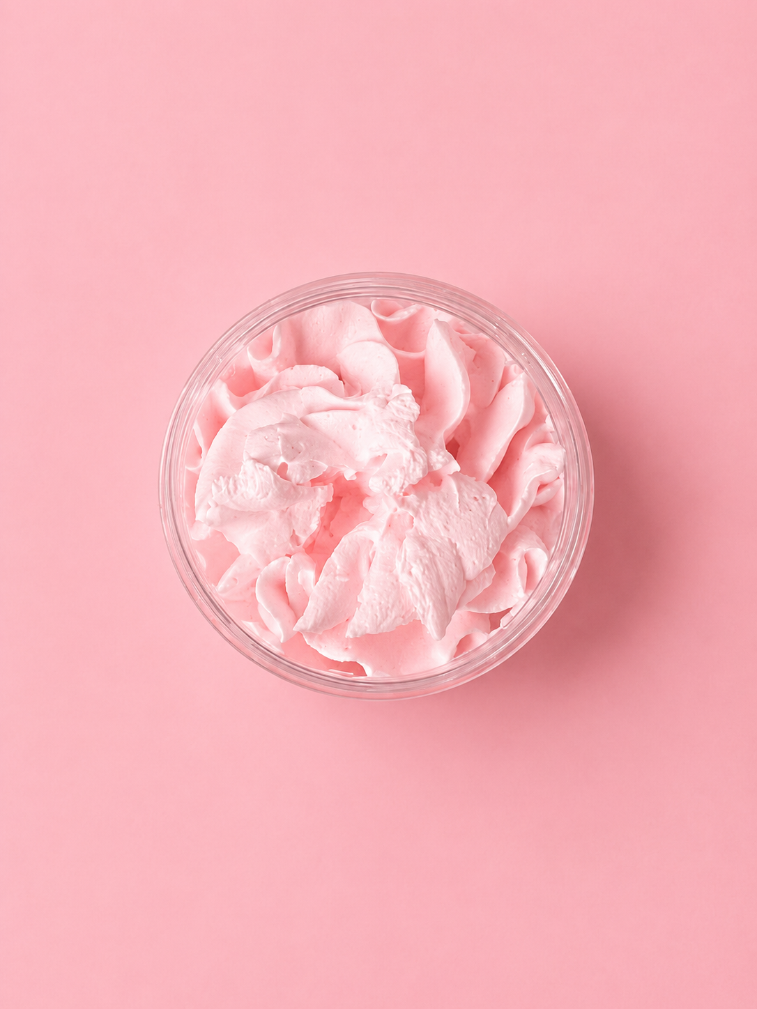 Juicy strawberry whipped soap
