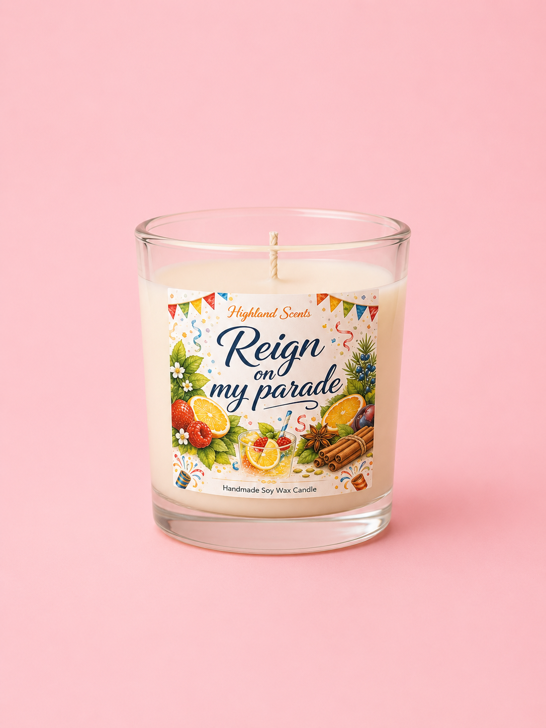Reign on my parade candle