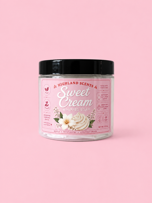 Sweet Cream Whipped Soap