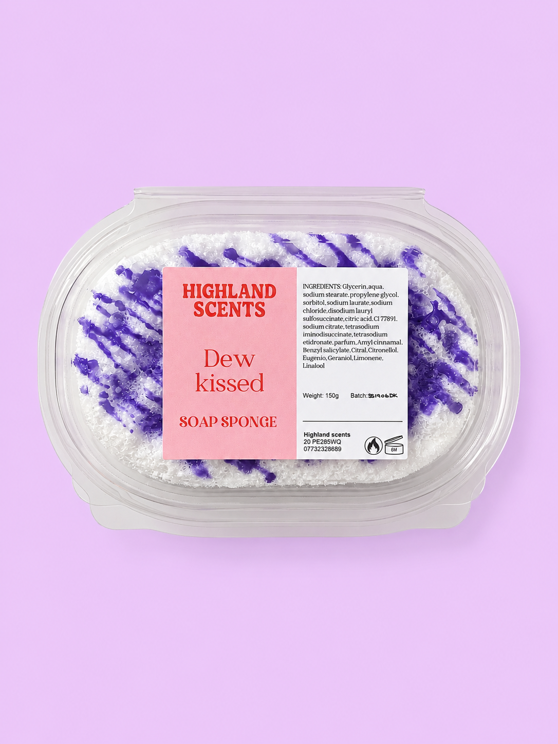Dew kissed soap sponge