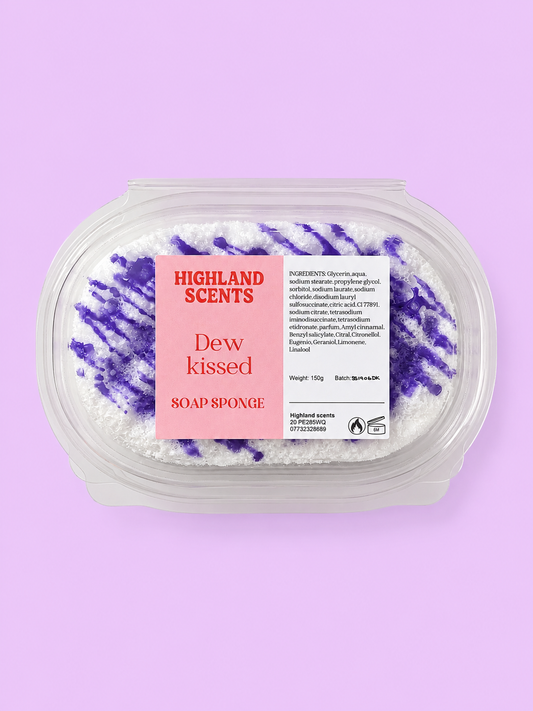 Dew kissed soap sponge