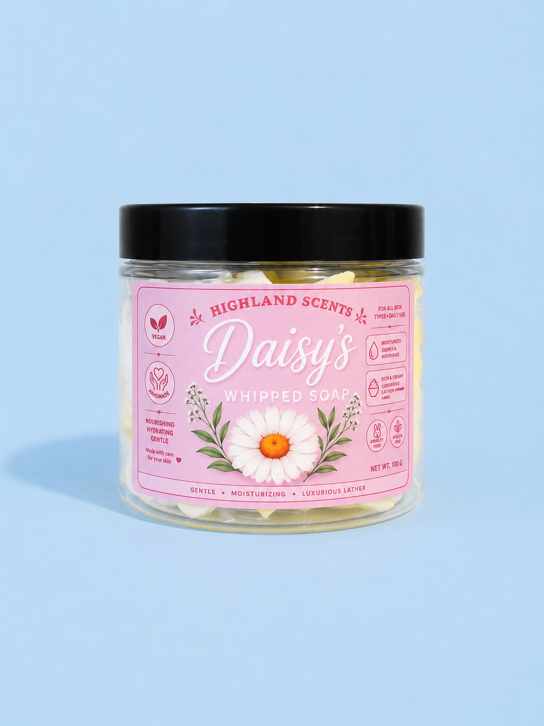 Daisy Whipped Soap