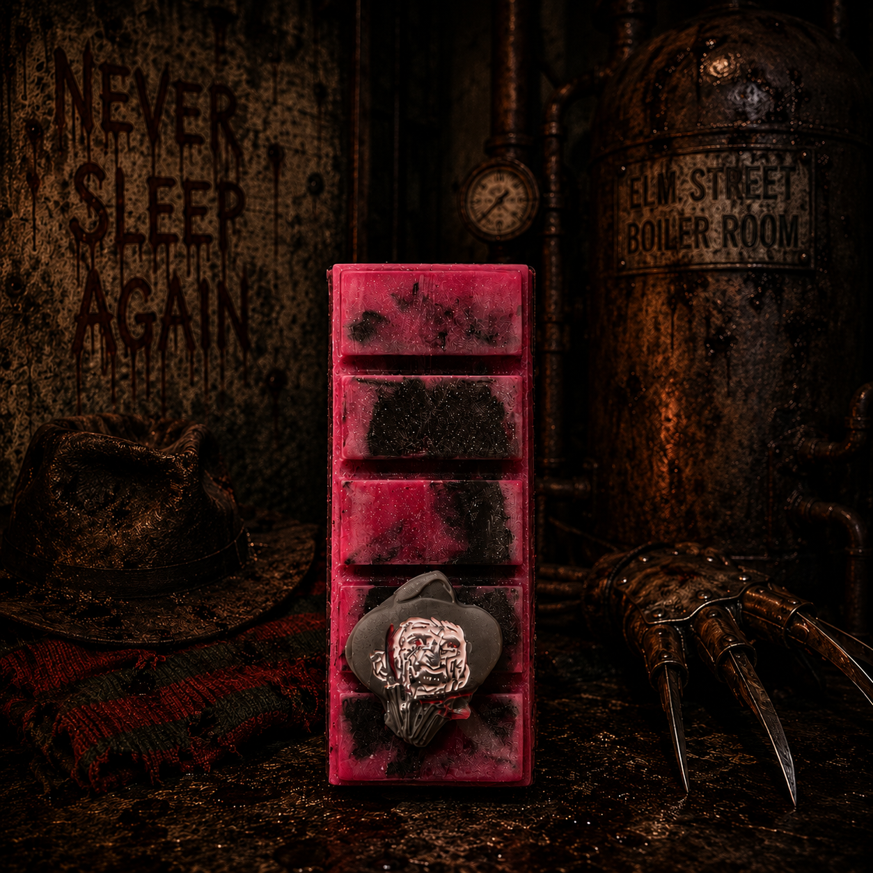 Horror Themed Wax Melt Snap Bar – Candy Apple