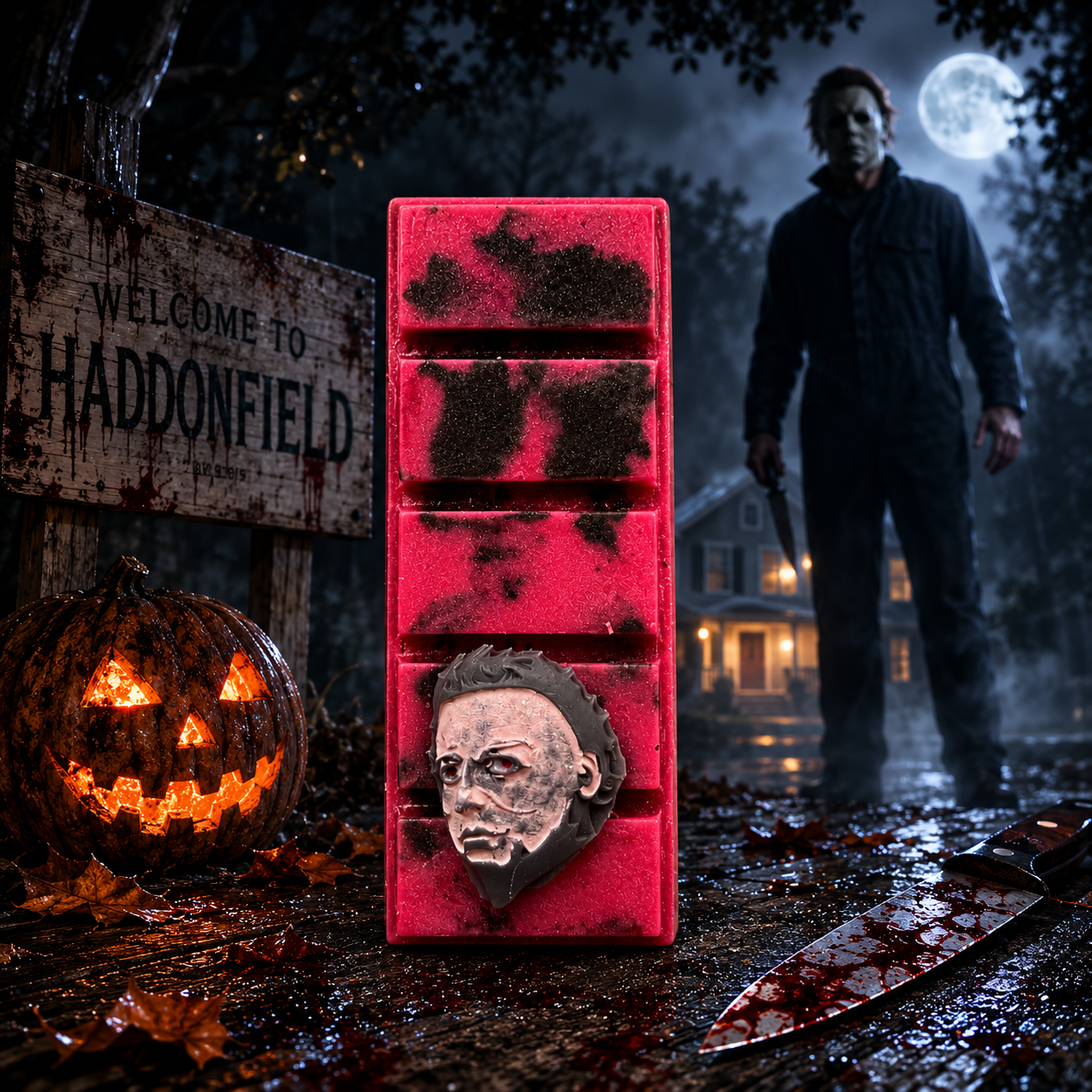 Horror Themed Wax Melt Snap Bar – Candy Apple