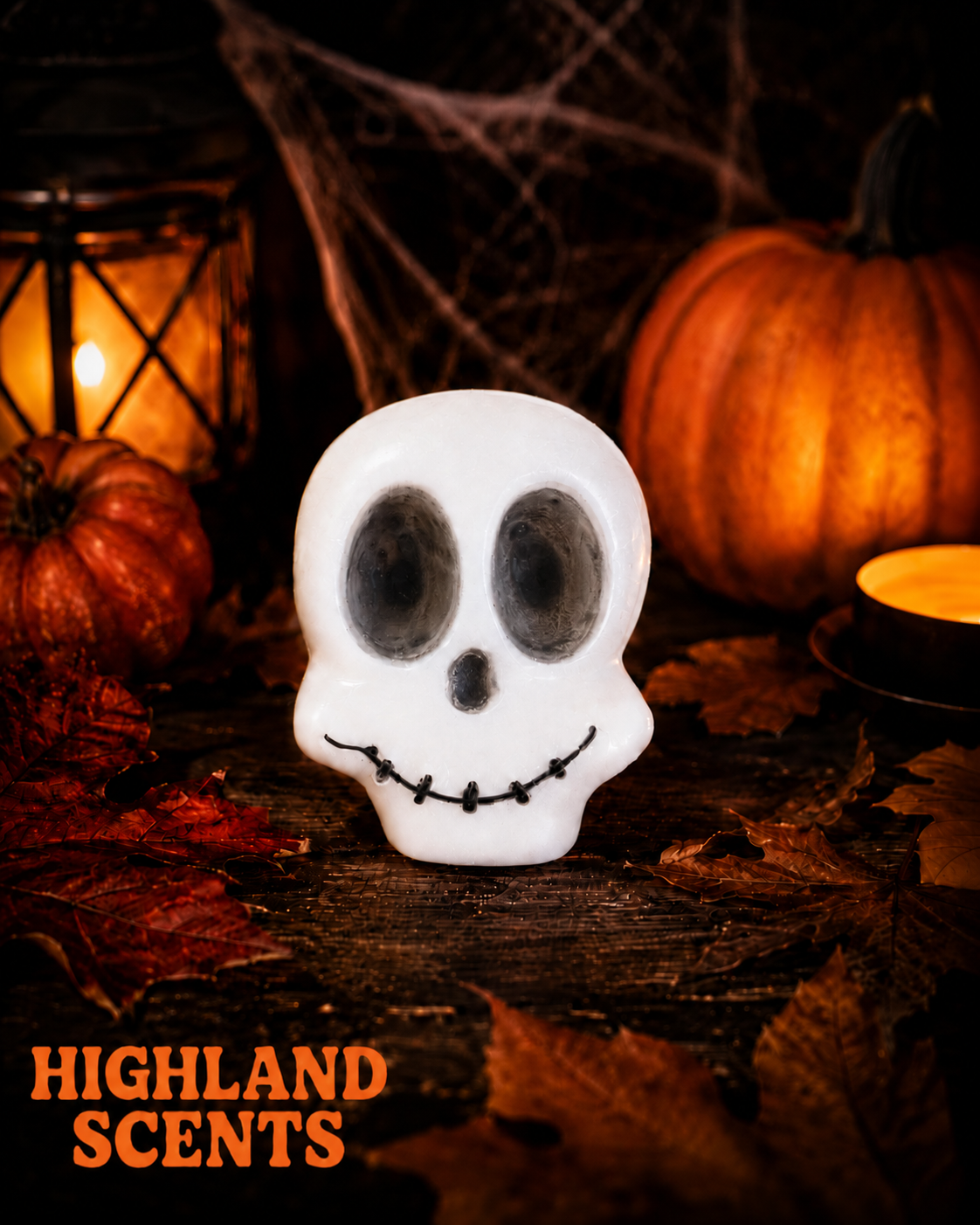 Skull Shaped Wax melt- Hot Apple Pie