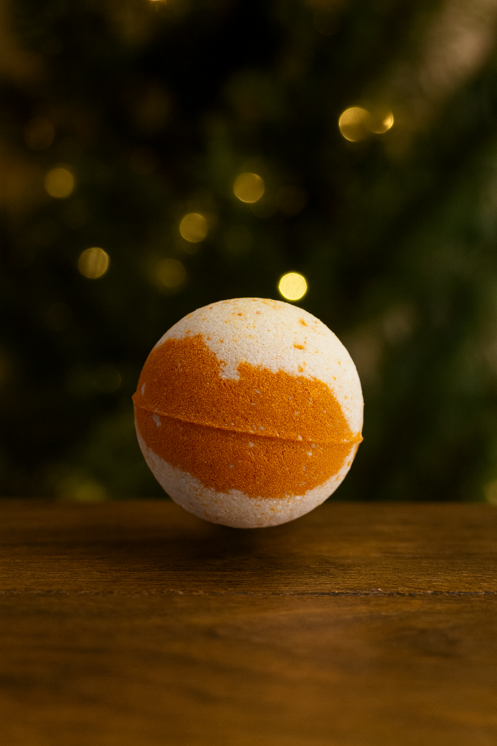 Individual Christmas bath bombs