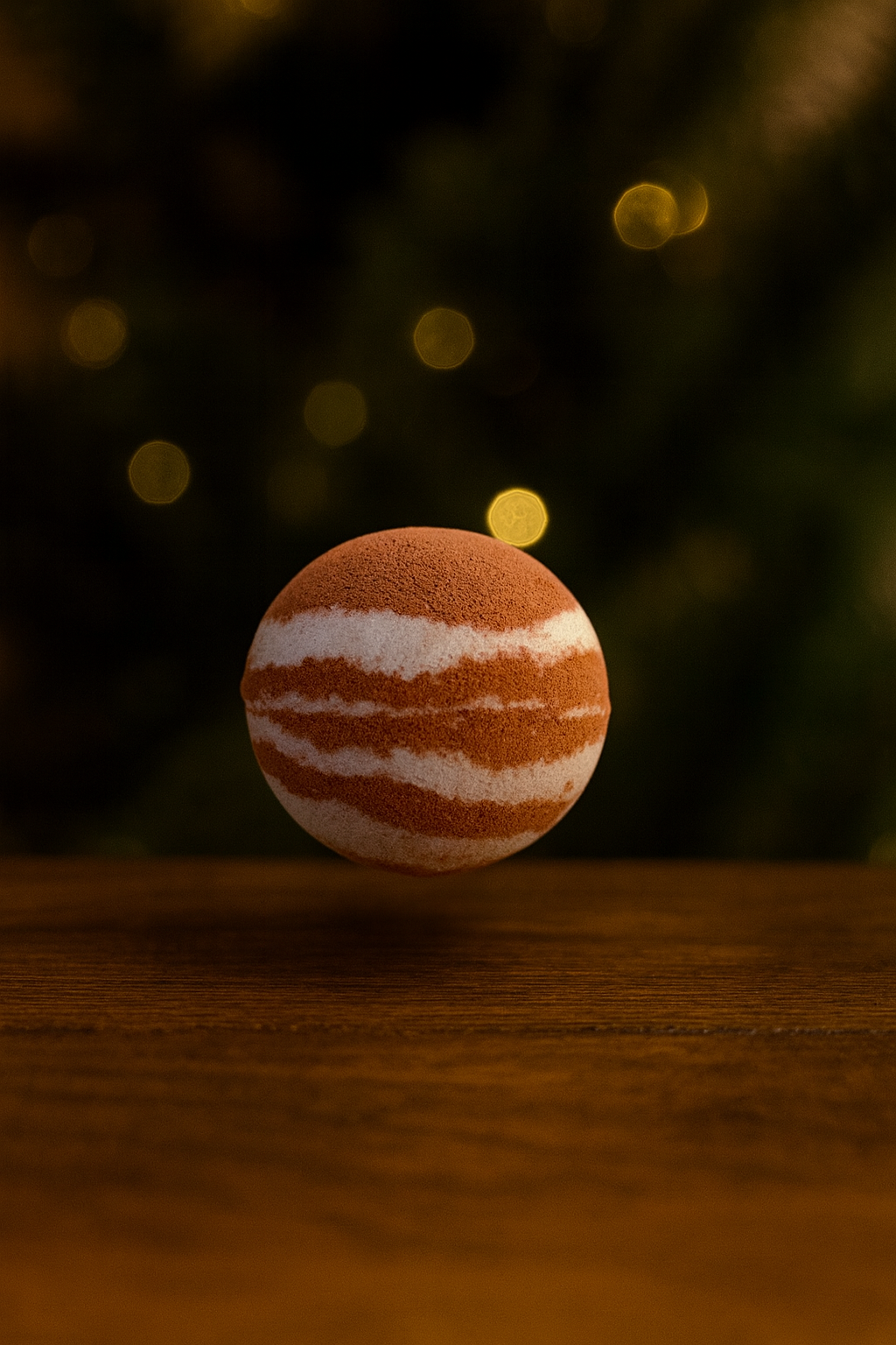 Individual Christmas bath bombs