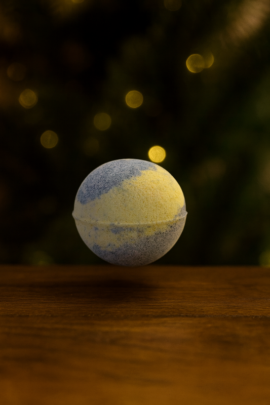 Individual Christmas bath bombs